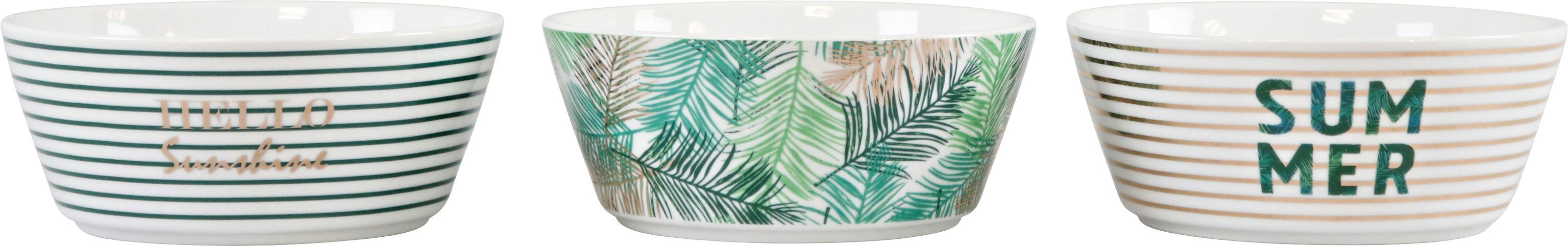 4980 BOWL-SET HELLO SUMMER  S/3