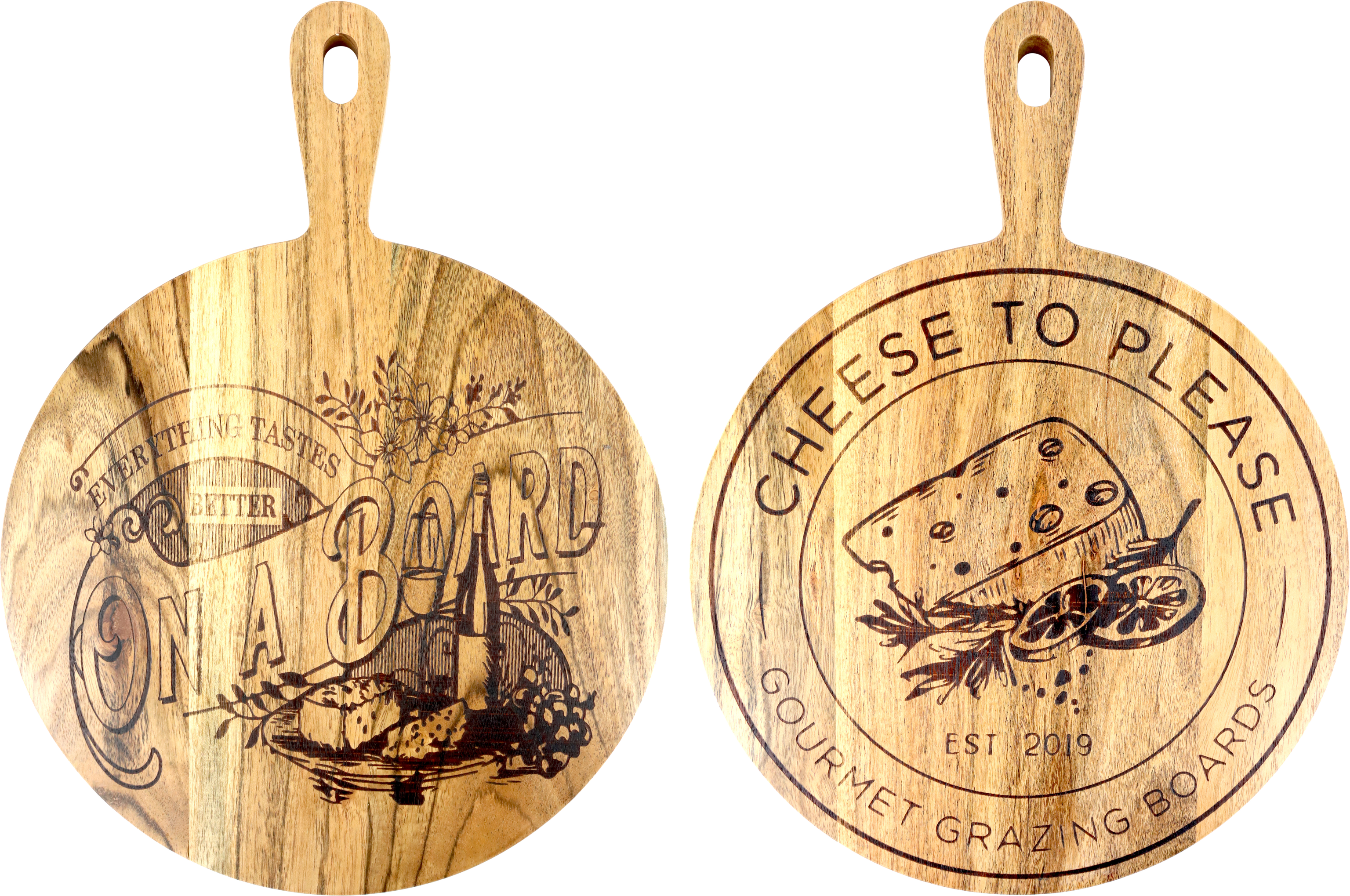 5034 HOLZBRETTER BREAD&BUTTER  S/2