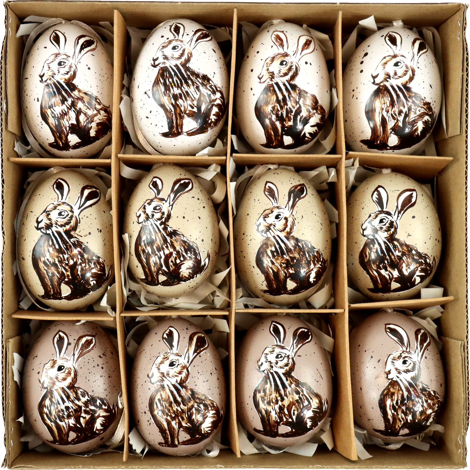 5323 EIERKISTE COUNTRY BUNNY  S/12