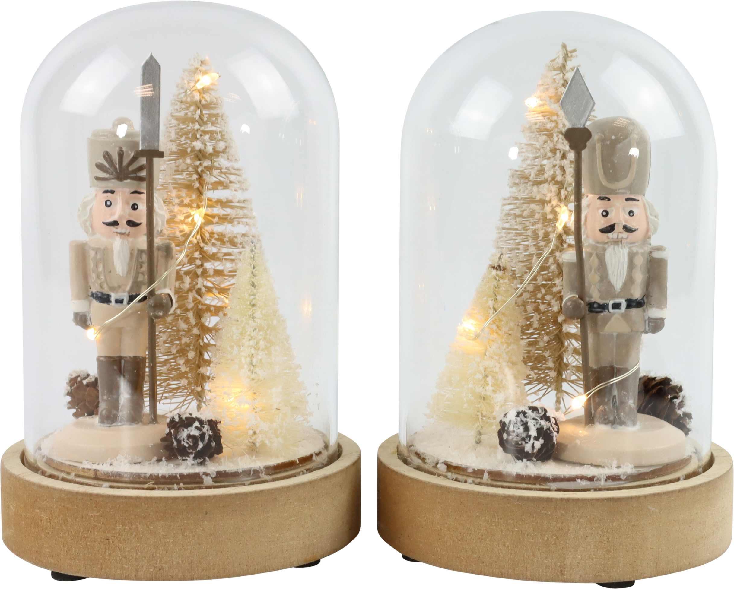 5421 CLOCHES LED CASSE-NOISETTE  2P