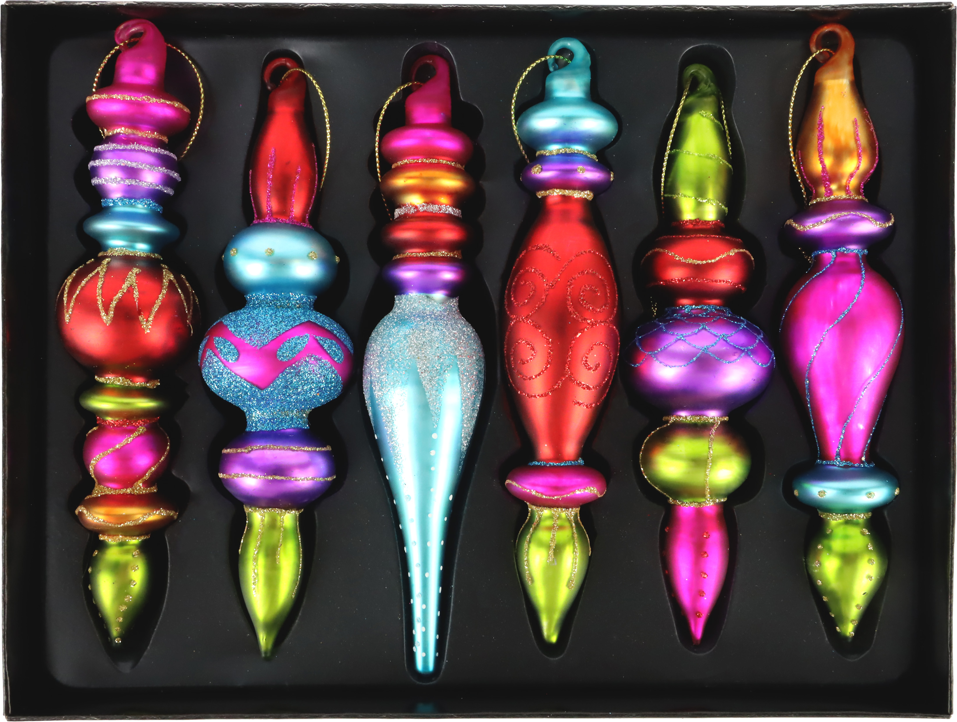 5520 PENDENTIF VERRE « PETERSBURG » 6P