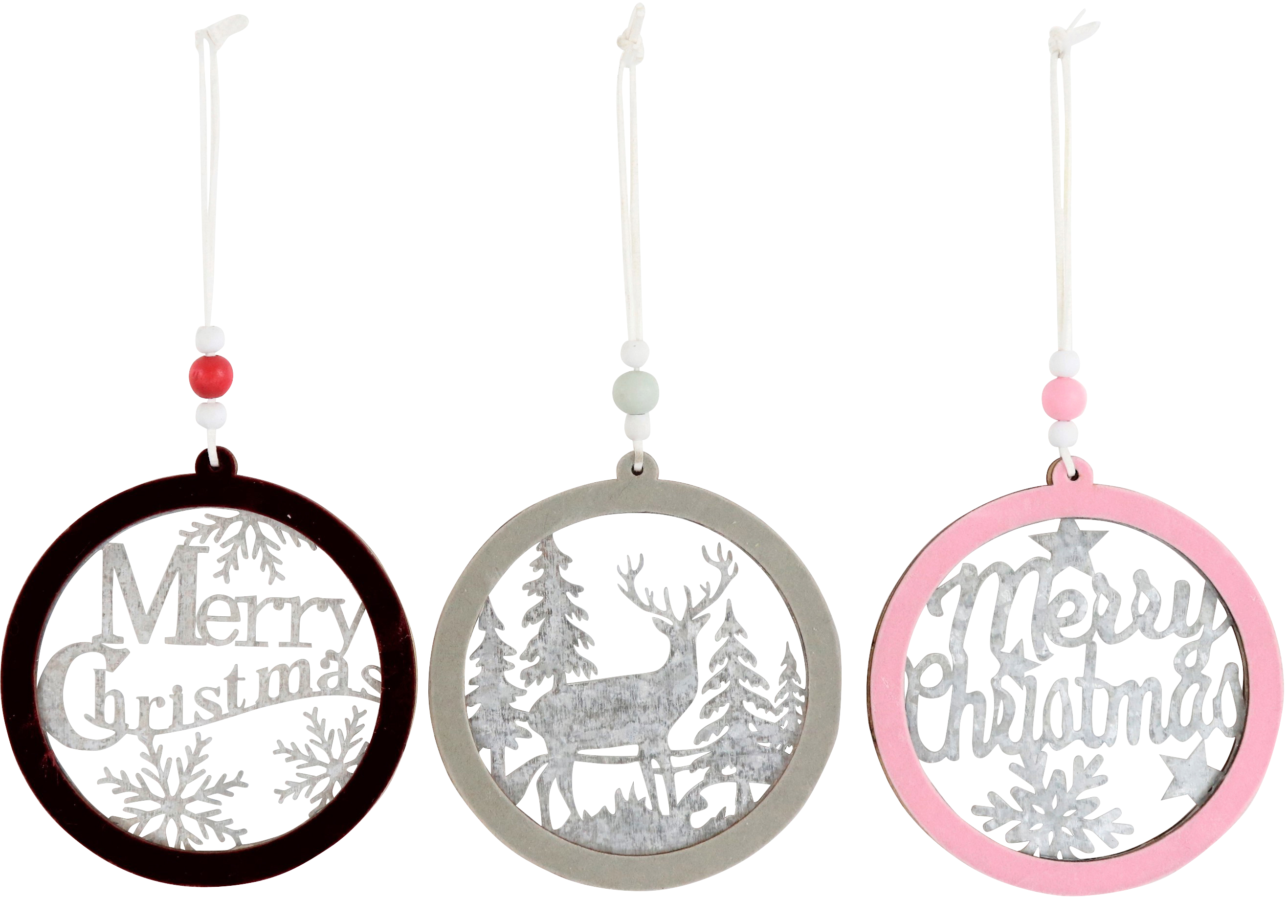 5527 HANGER MERRY CHRISTMAS  S/3