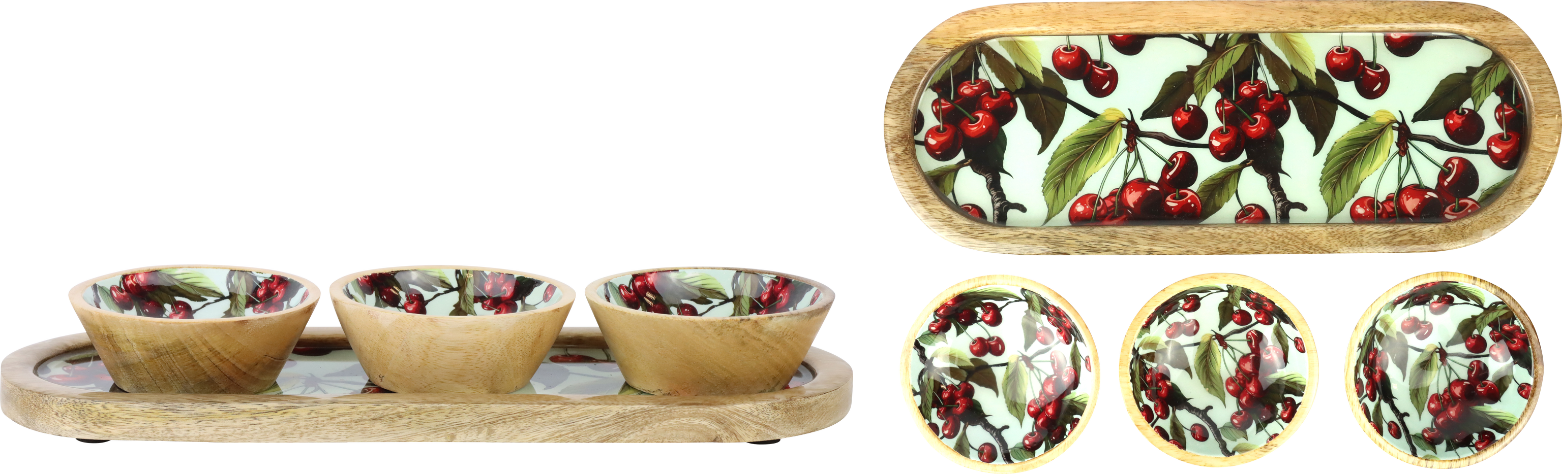 5537 ENSEMBLE DE COUP CHERRY CHARM  4P