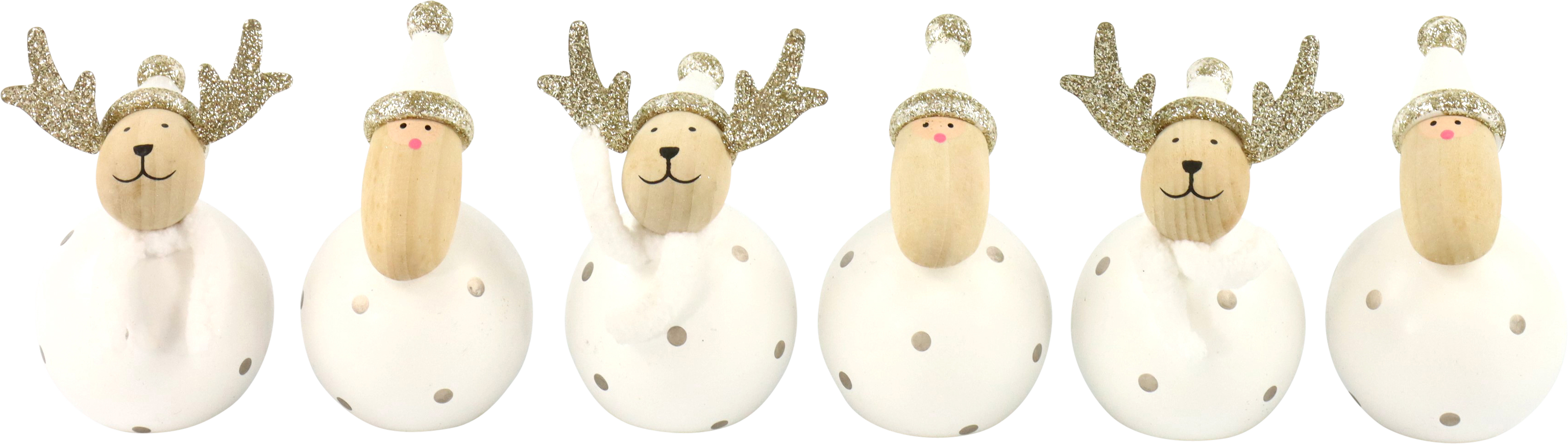 5539 FIGURINES WINTER WONDERLAND  6P