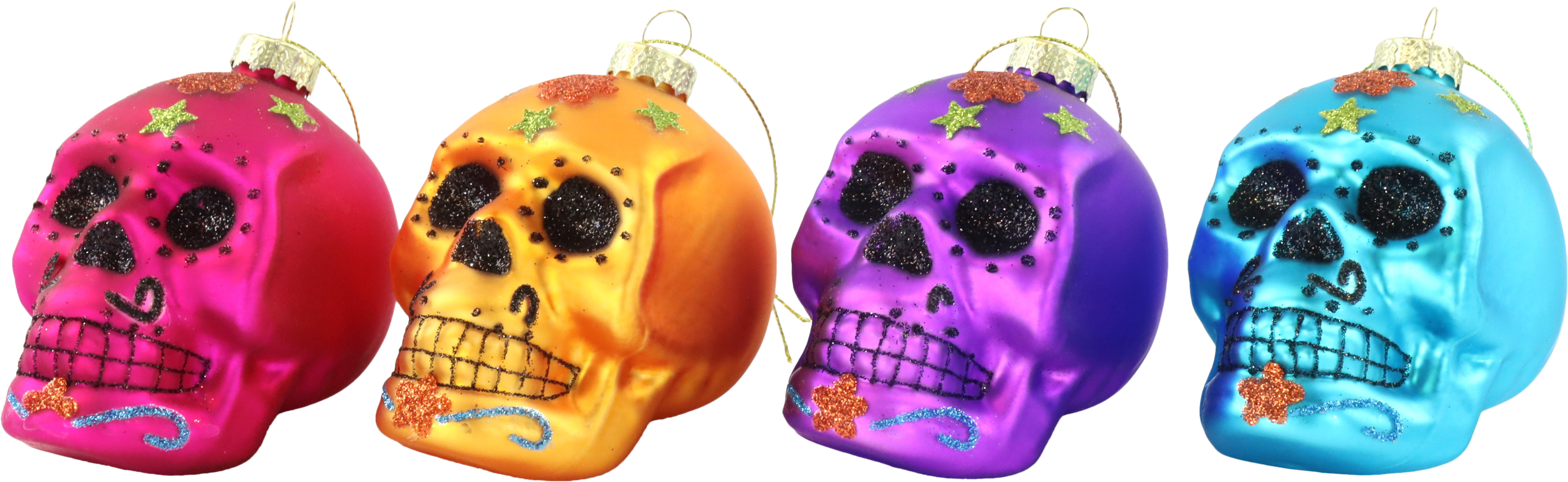 5552 GLASSCHMUCK SKULL  S/4