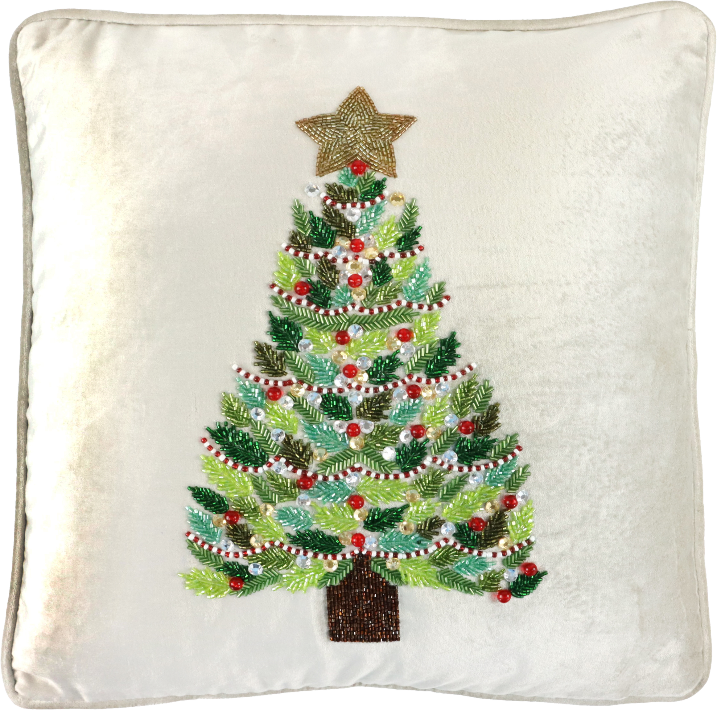 5648 FUNDA DE COJÍN XMAS TREE 45X45