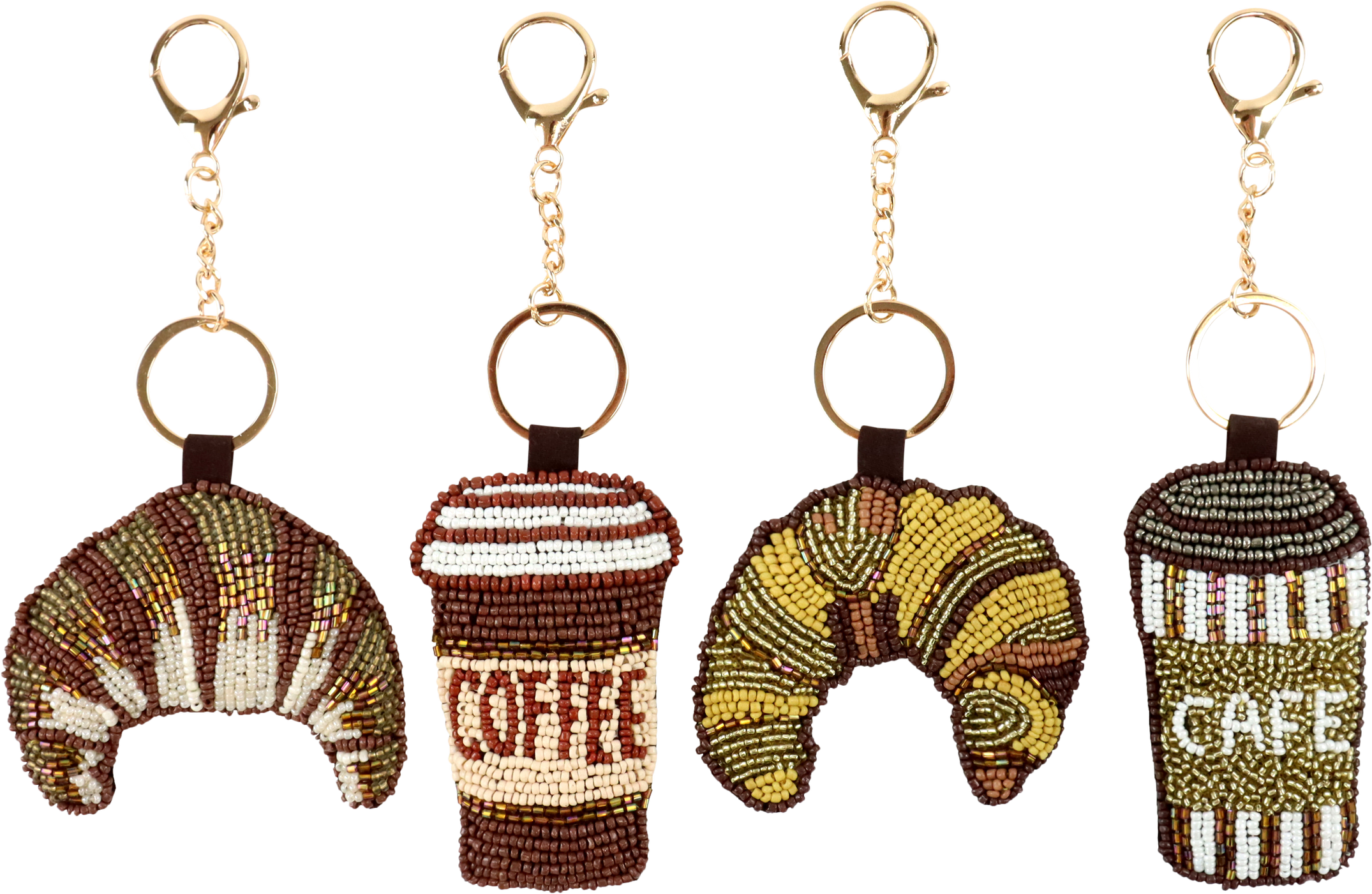 5893 KEYCHARMS CAFÉ DUO  S/4