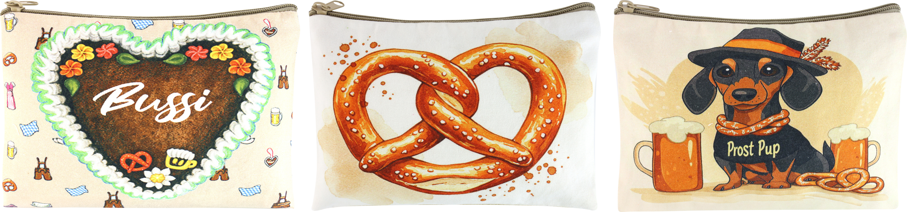 5932 POUCHES BAVARIA  S/3