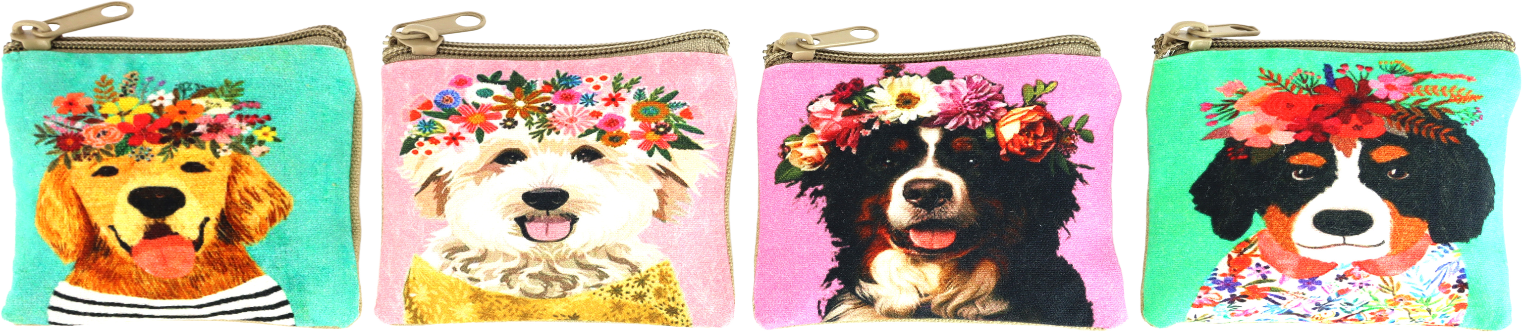 5935 COIN POUCHES BOHOBELLO  S/4