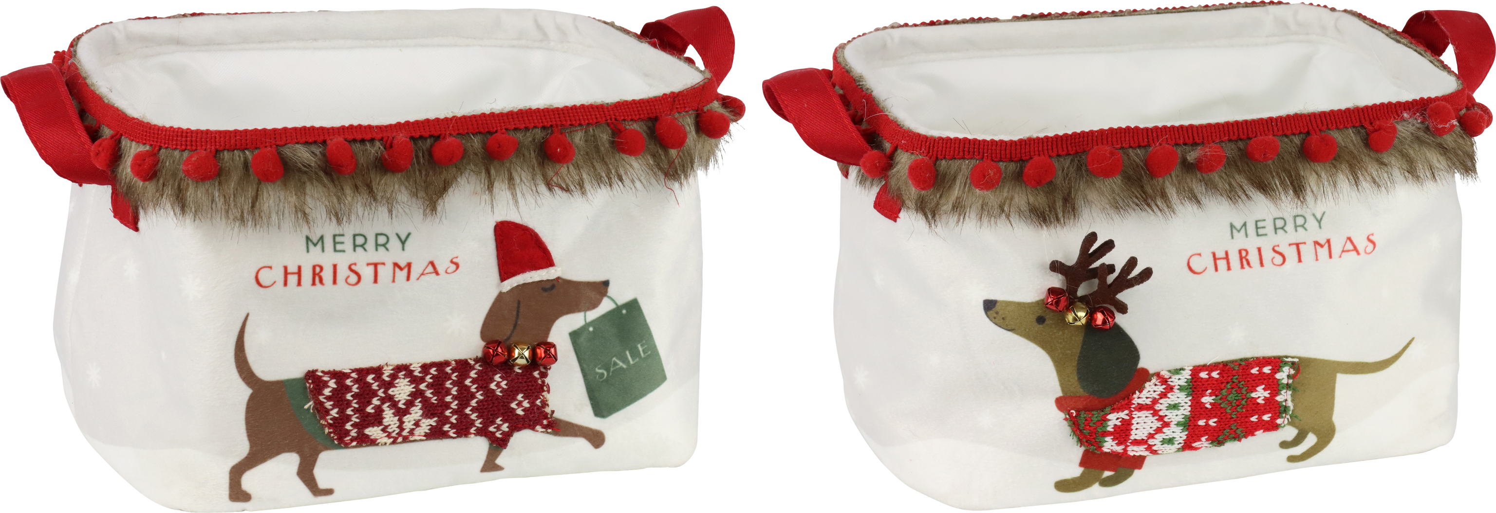 6198 PANIERS RGT MERRY CHRISTMAS 2P