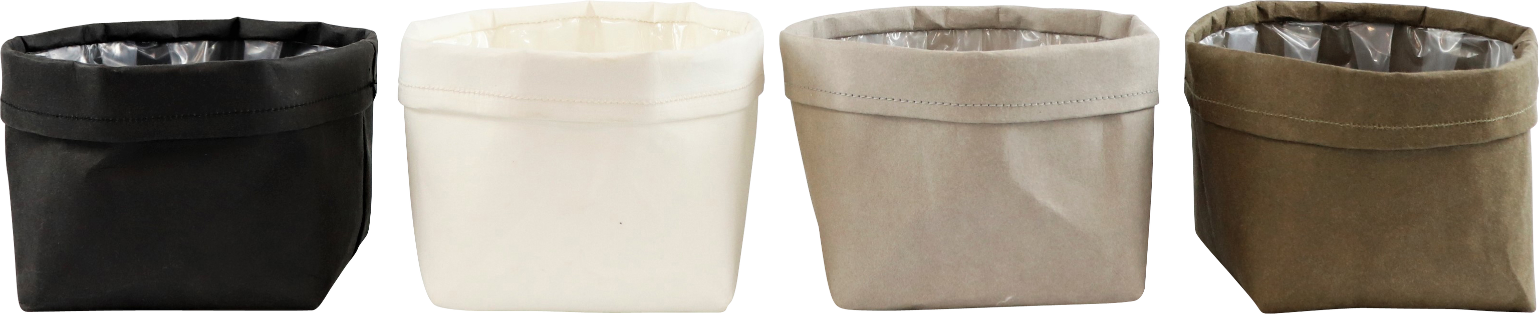 6424 CACHE-POTS  LEAFY  4P