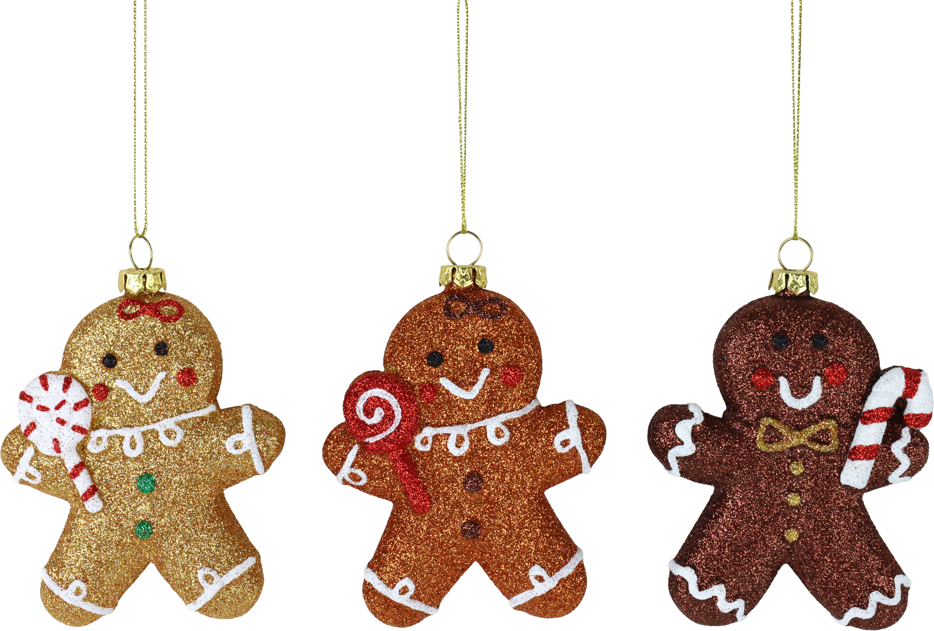 6479 DECORATIVE PENDANT  GINGERMEN  S/3
