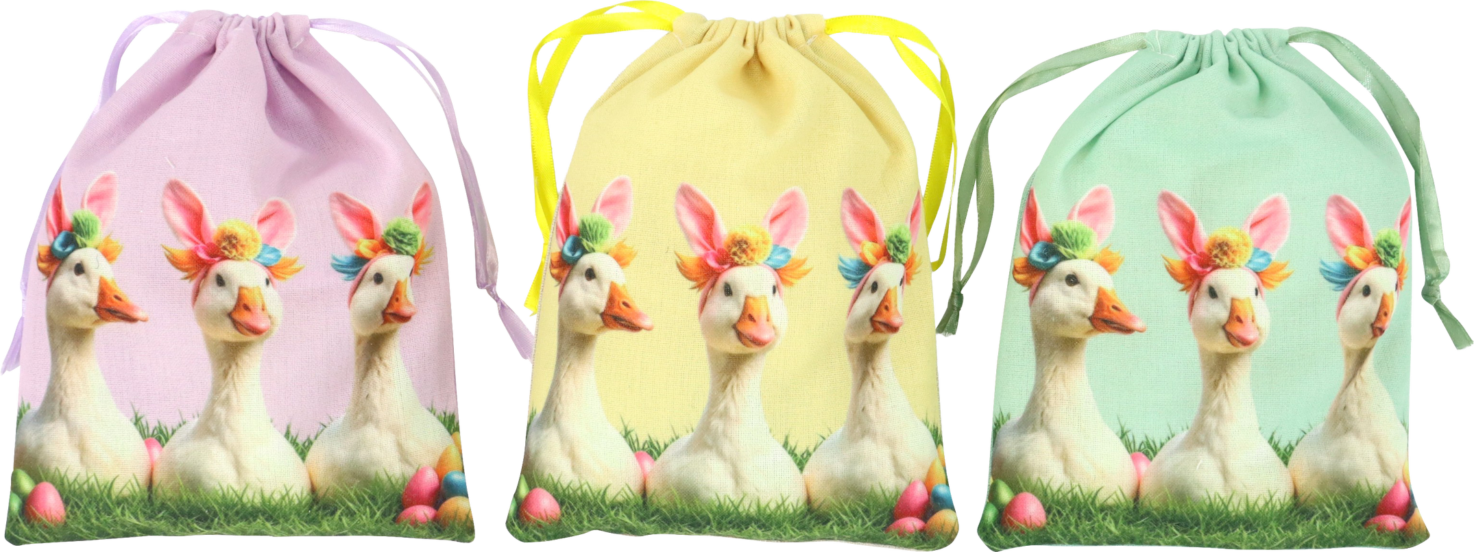 6676 BEUTEL BUNNY GOOSE  S/3