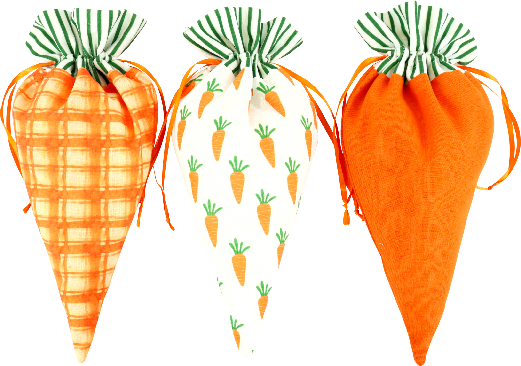 6689 BEUTEL HAPPY CARROT  S/3