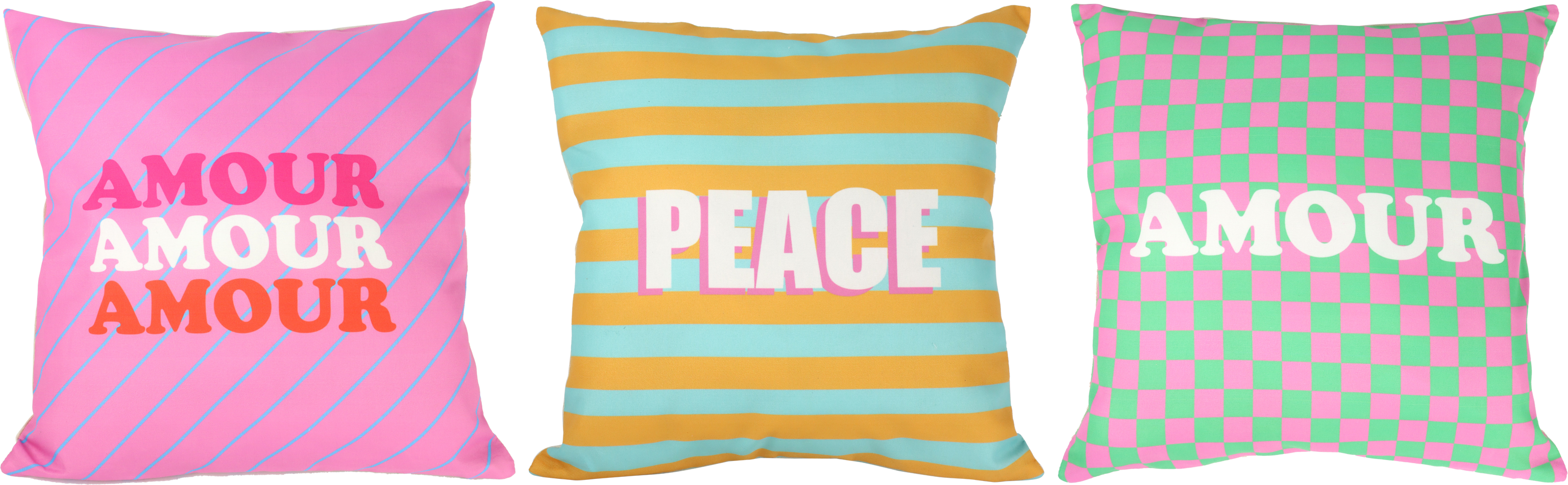 6856 KISSENHÜLLEN MESSAGE 40X40 S/3