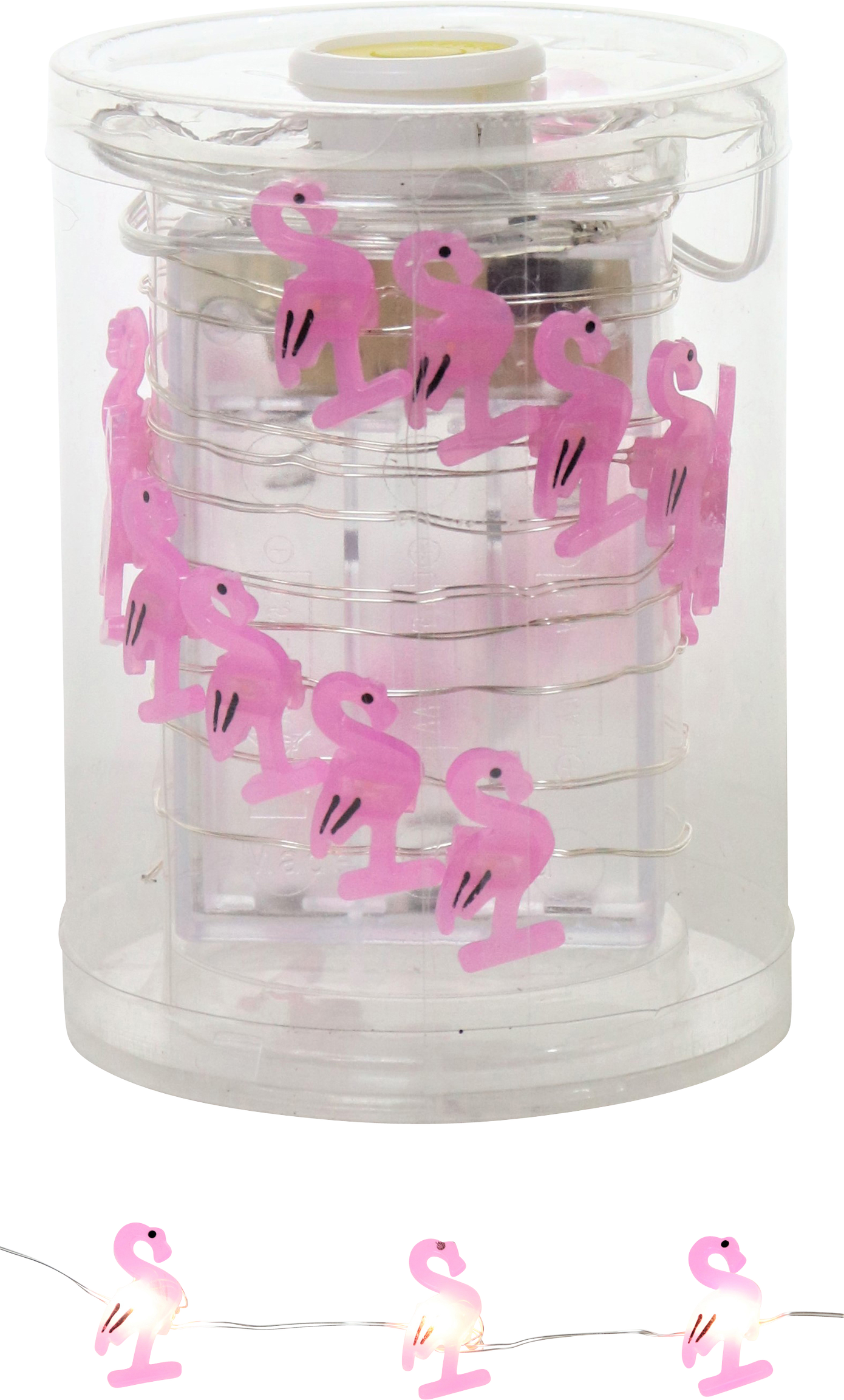 6975 LED-GIRLANDE FLAMINGO