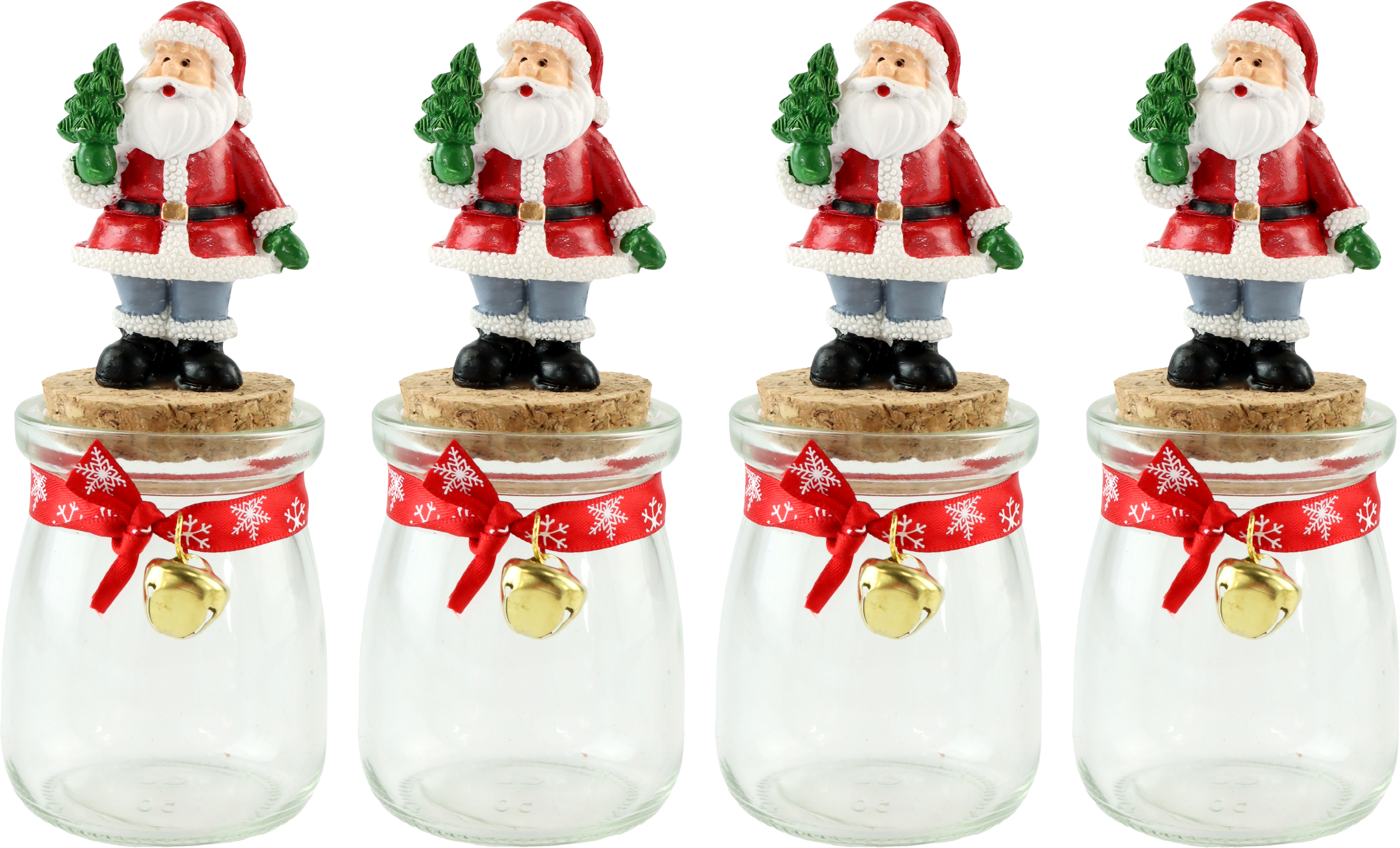 6979 GLASDOSEN WEIHNACHSTMANN  S/4