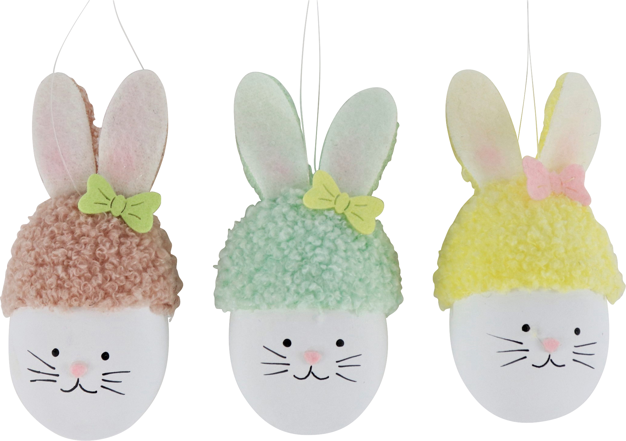 7106 ZIEREIER JOLLY RABBITS  S/3