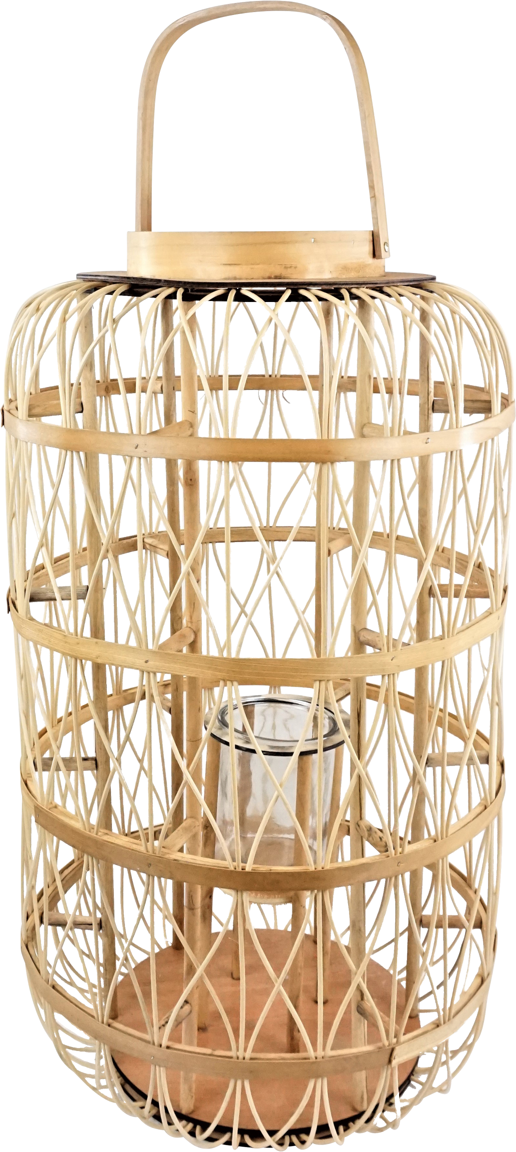 7120 LATERNE MIT GLAS MEKONG