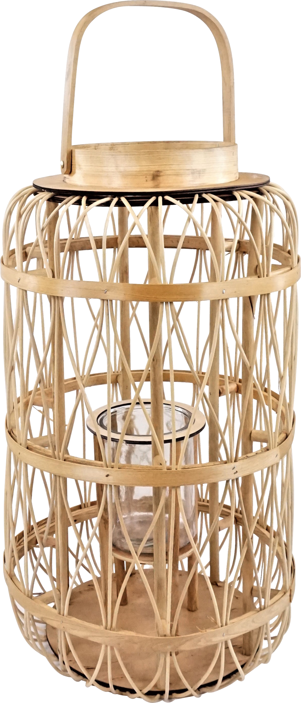 7121 LANTERN WITH GLASS MEKONG