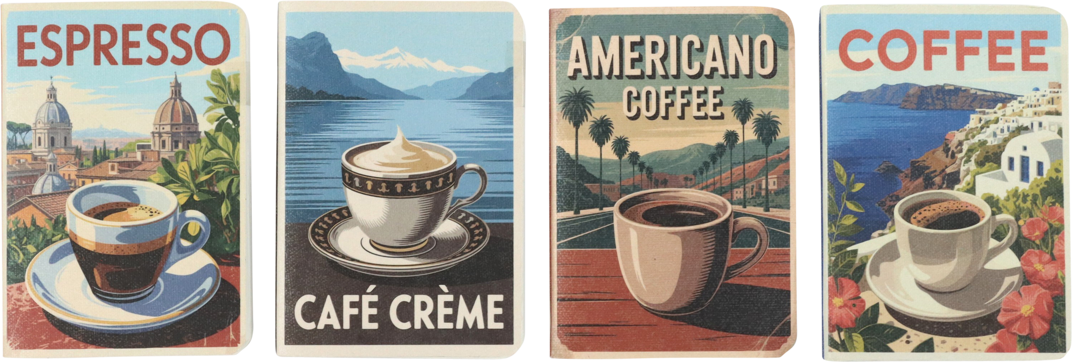 7185 NOTIZBÜCHLEIN CAFFÉ ITALIANO  S/4