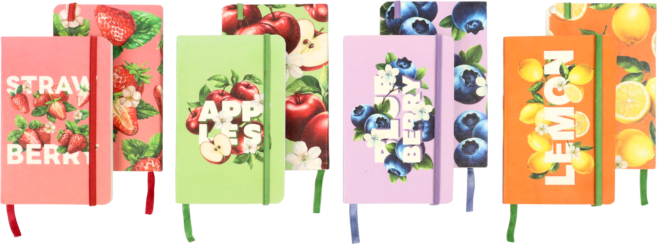 7187 NOTIZBÜCHER FRUITY FRUITS  S/4