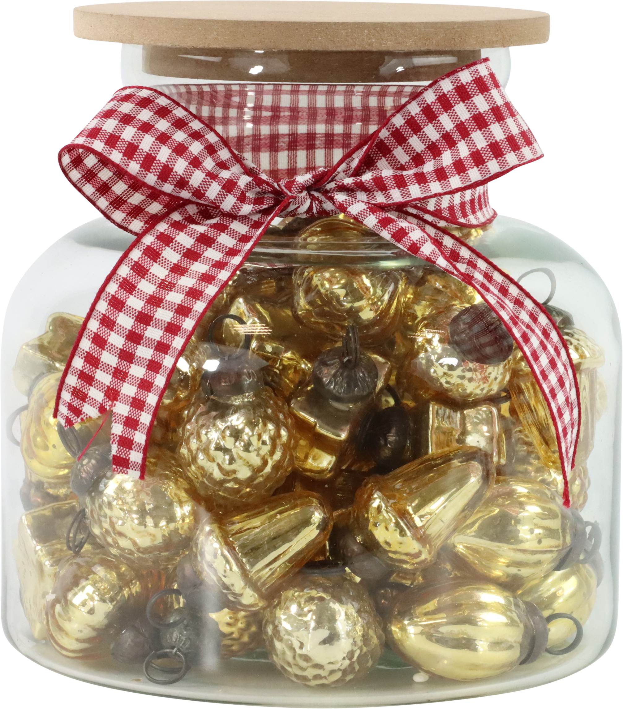 7267 PORTE-BIJOUX EN VERRE GOLD  61P