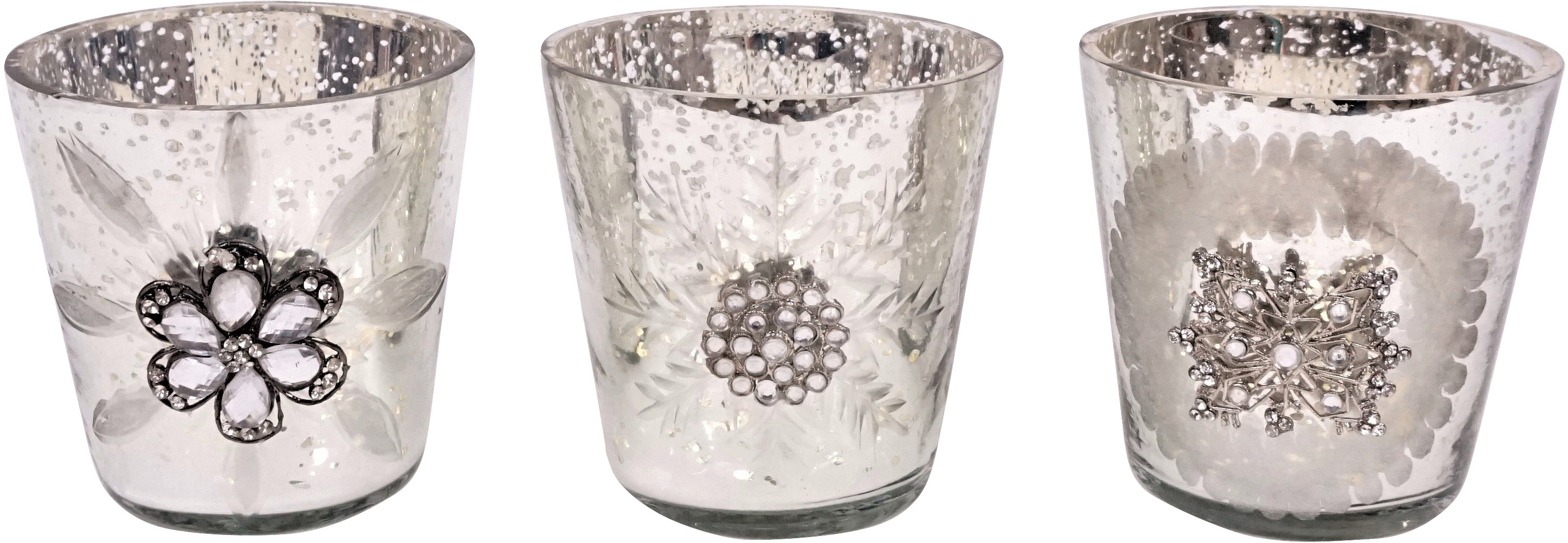 7305 WINDLIGHT ICE CRYSTALL  S/3