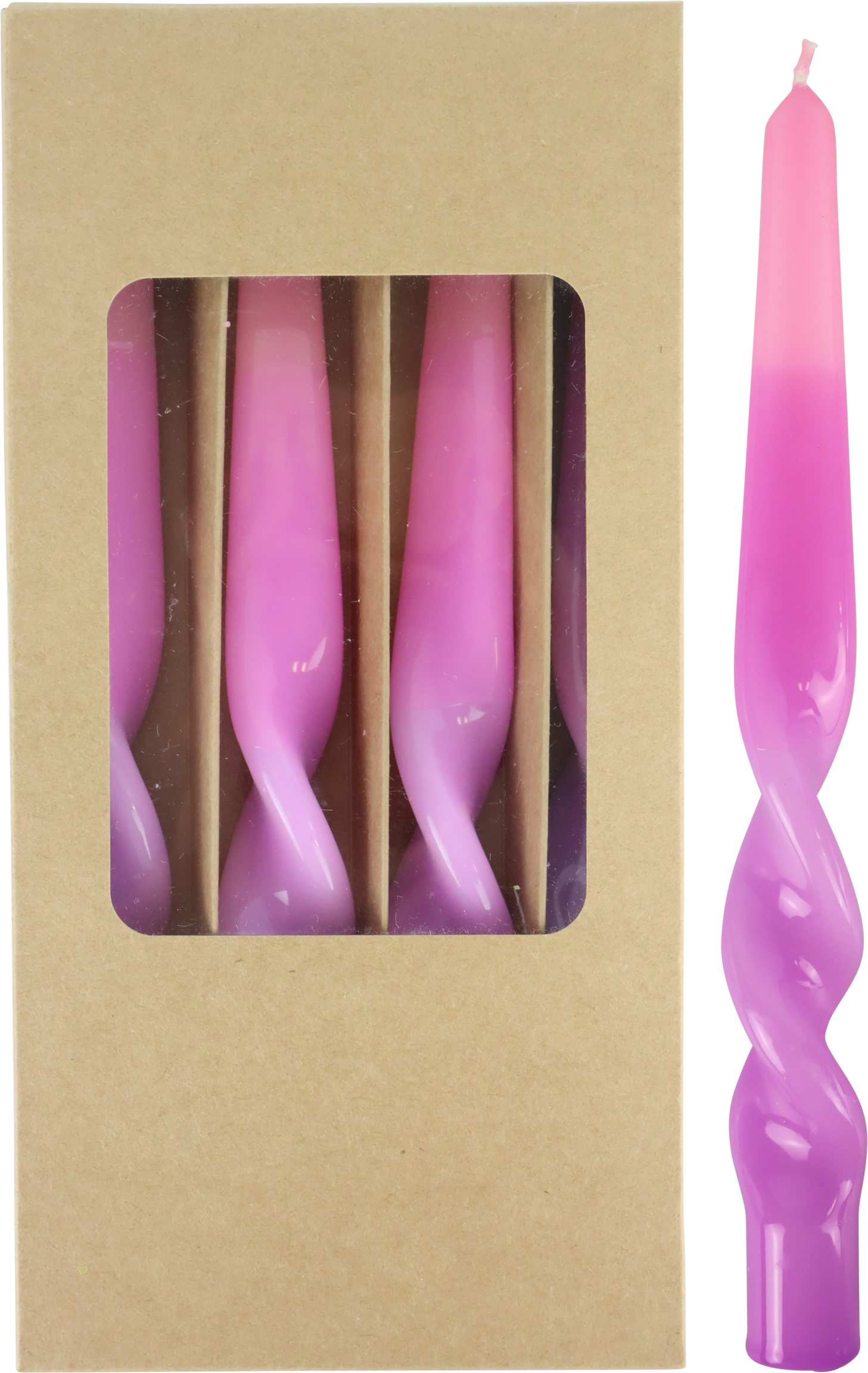 7371 CANDLES TWIST  S/4