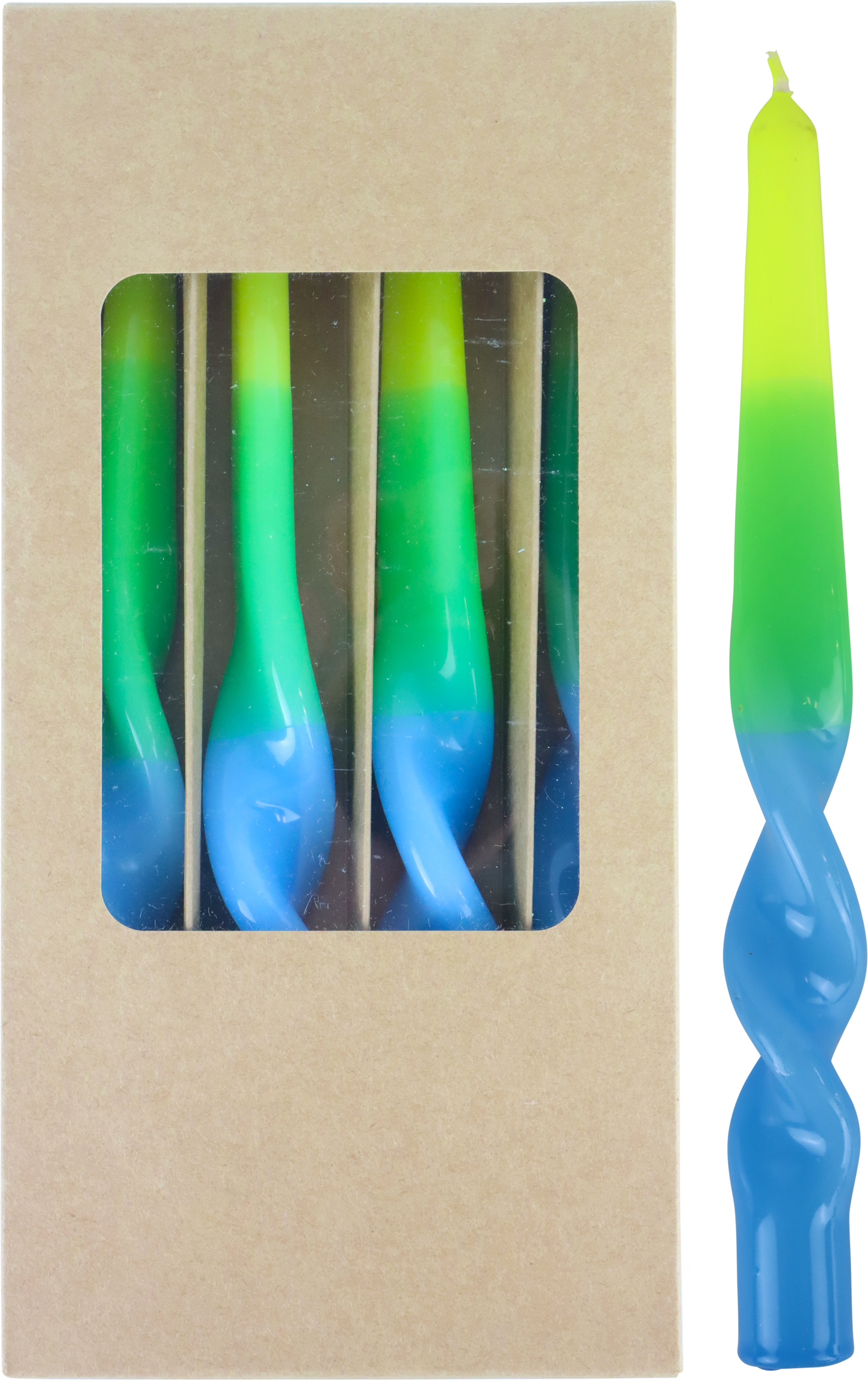 7393 CANDLES TWIST  S/4