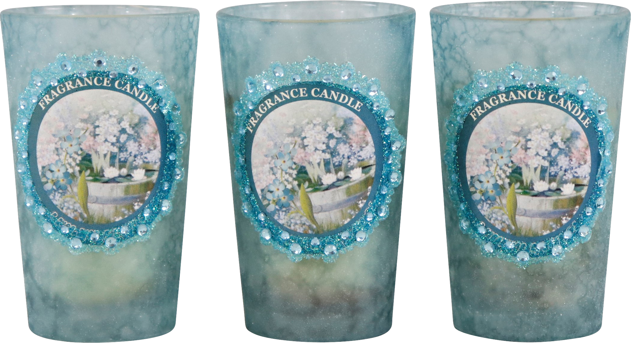 7624 CANDLES NOSTALGIE  S/3