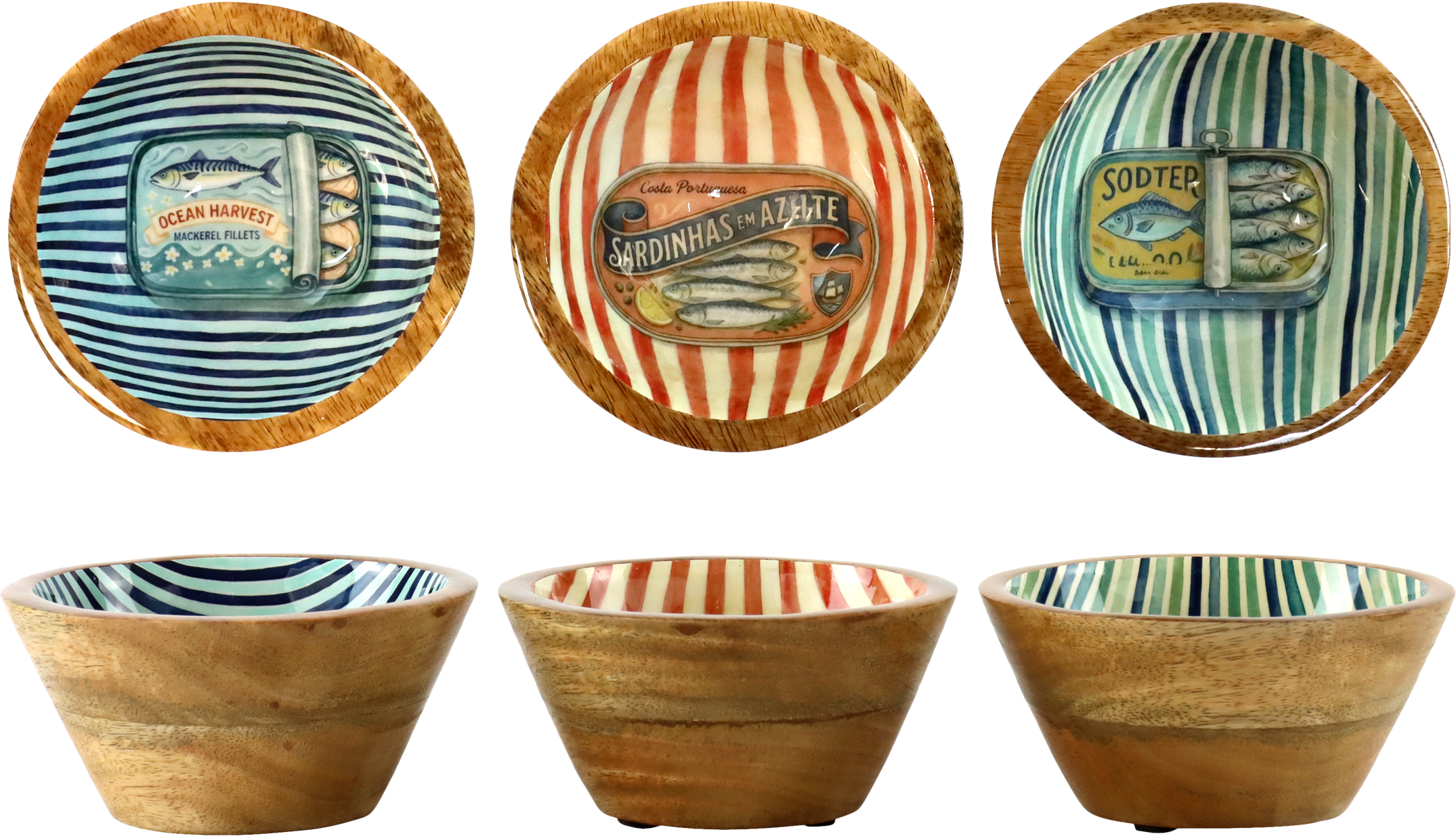 7629 SCHALENTRIO FISH PARADE  S/3