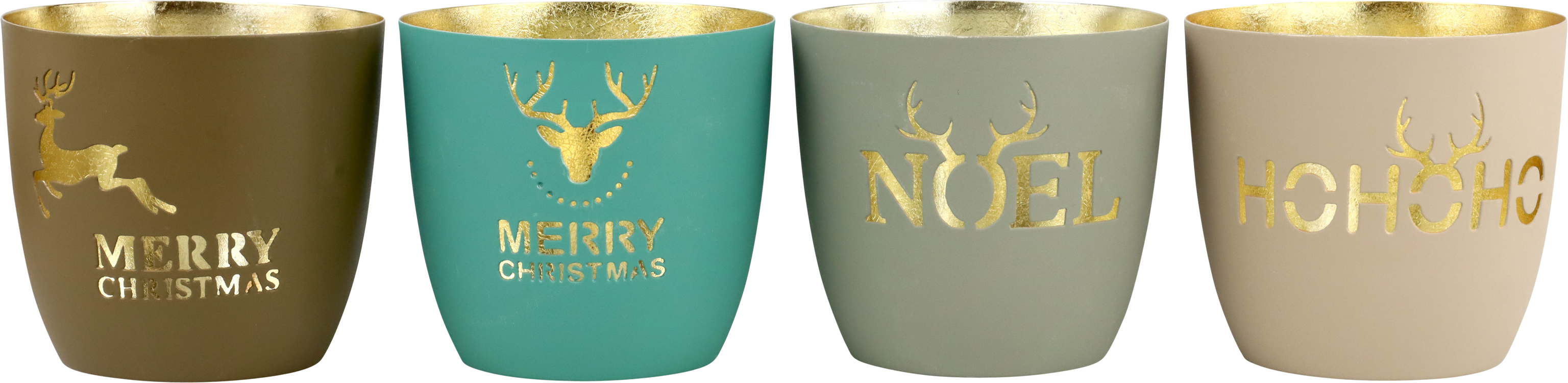 7636 WINDLICHTER XMAS  S/4