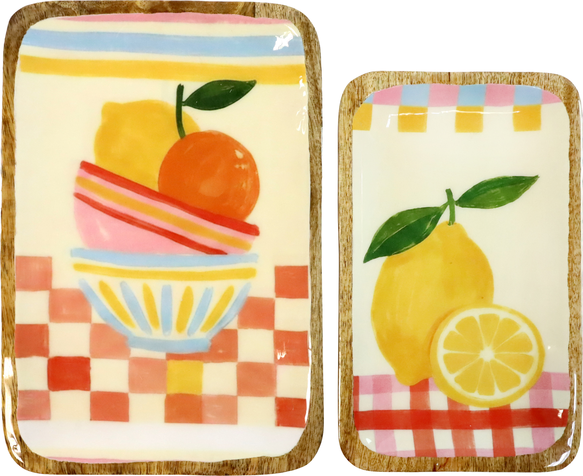 7641 VORLEGEPLATTEN BELLA FRUTTA  S/2