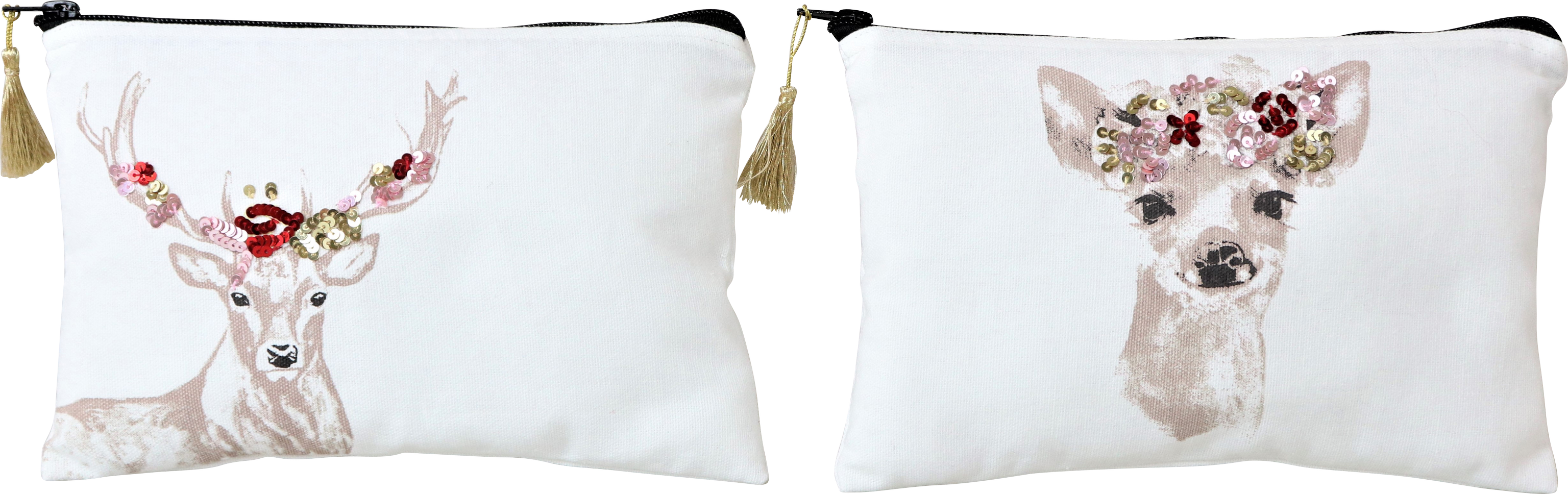 7709 POCHETTES  DEERS  2P