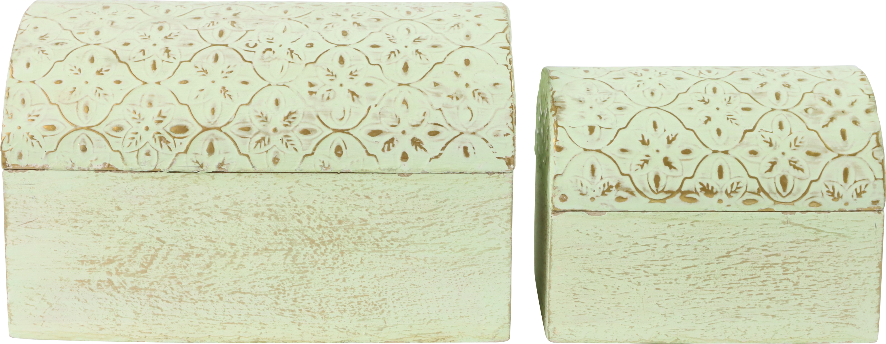 7888 COFFRE EN BOIS PASTEL PARTY  2P