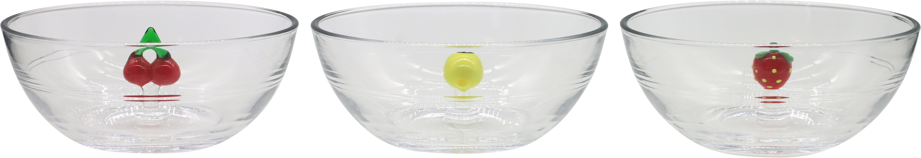 7891 BOWLS FRUITS  S/3