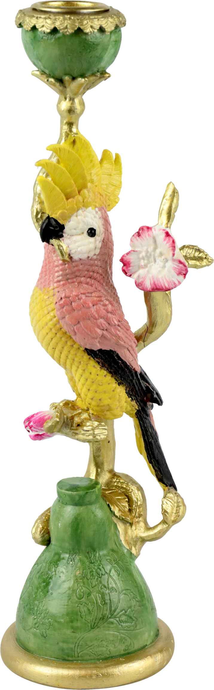 7991 BOUGEOIR « CRAZY CACATOÈS »