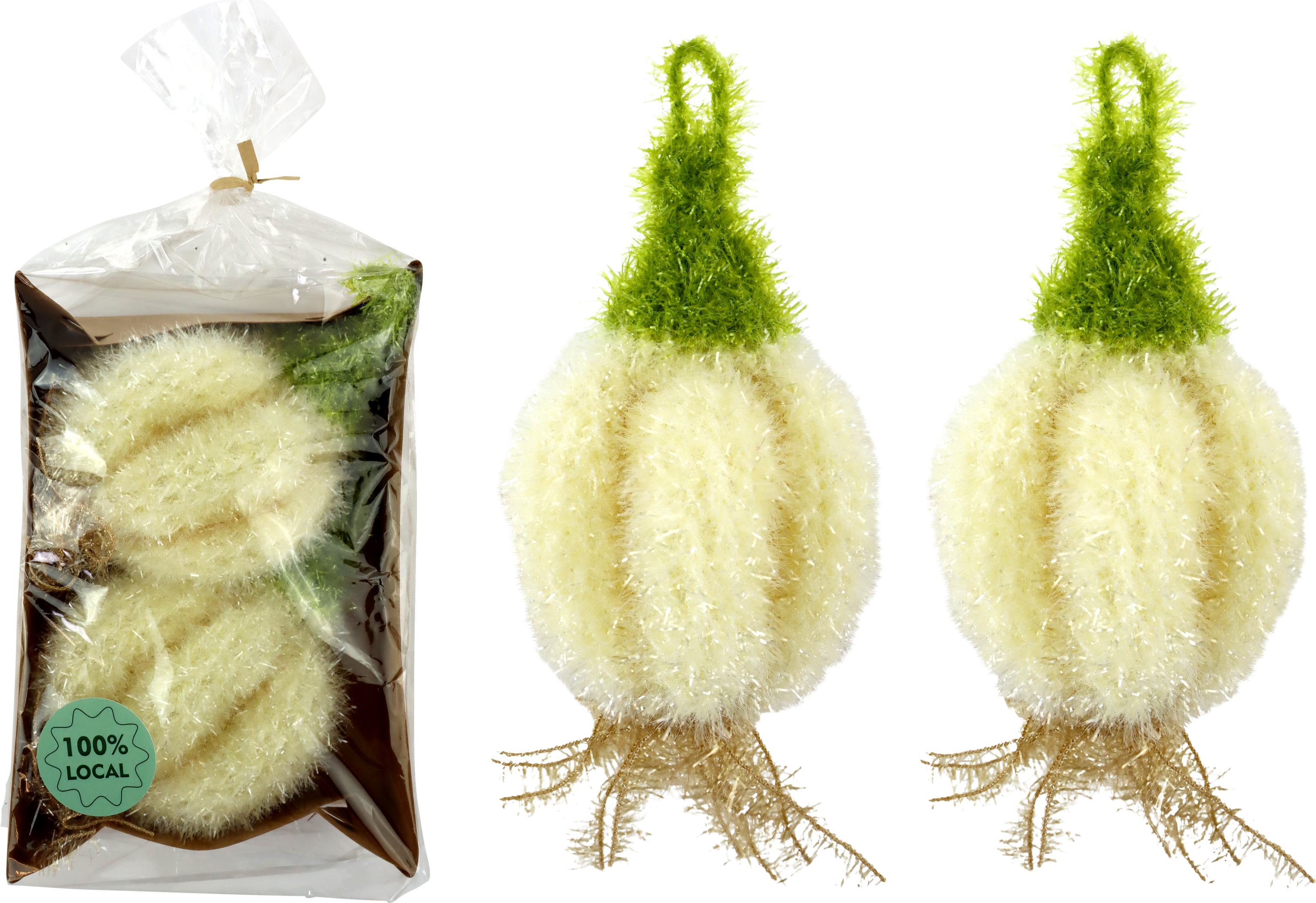 8022 SPONGE-SET GARLIC  S/2