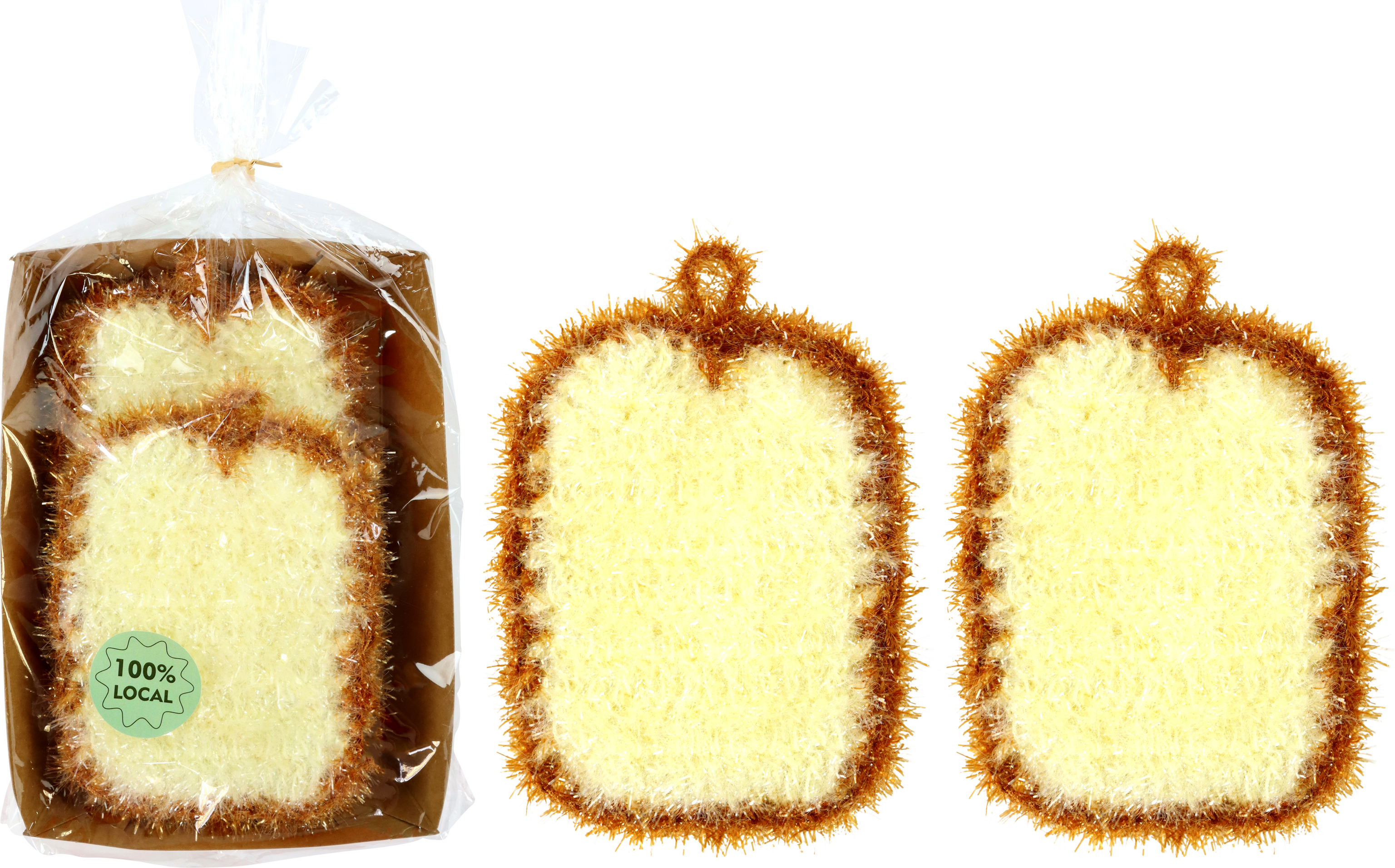 8155 SPÜLSCHWAMM-SET TOAST  S/2