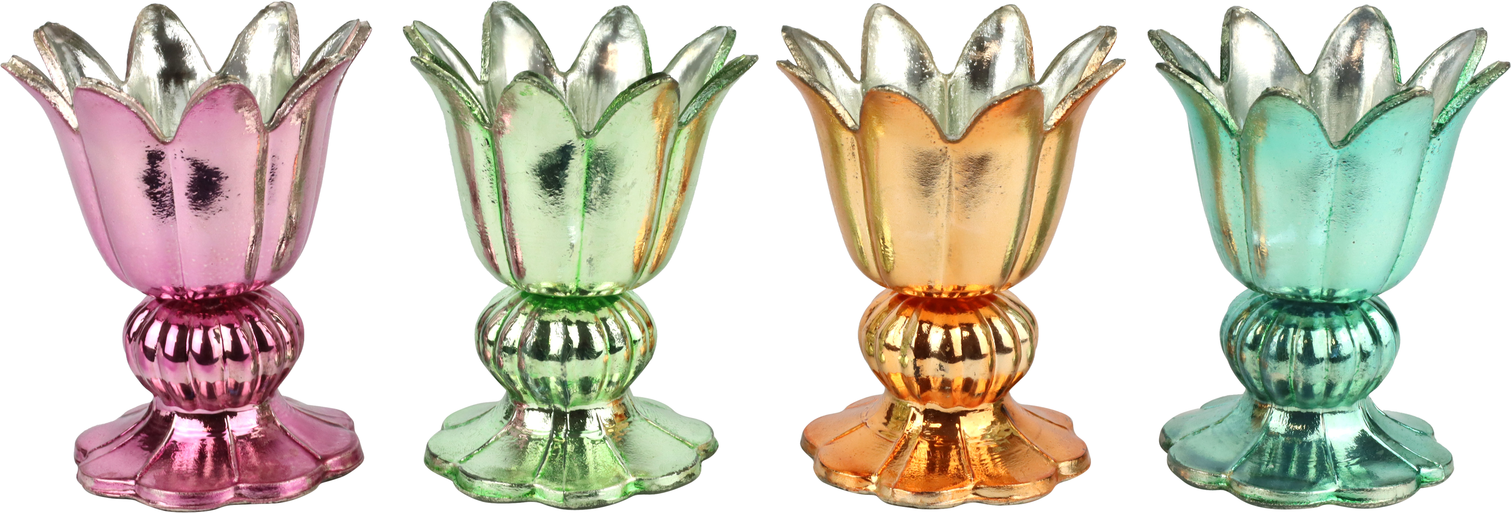 8317 CANDELLIGHTS  PASTEL GLOW  S/4