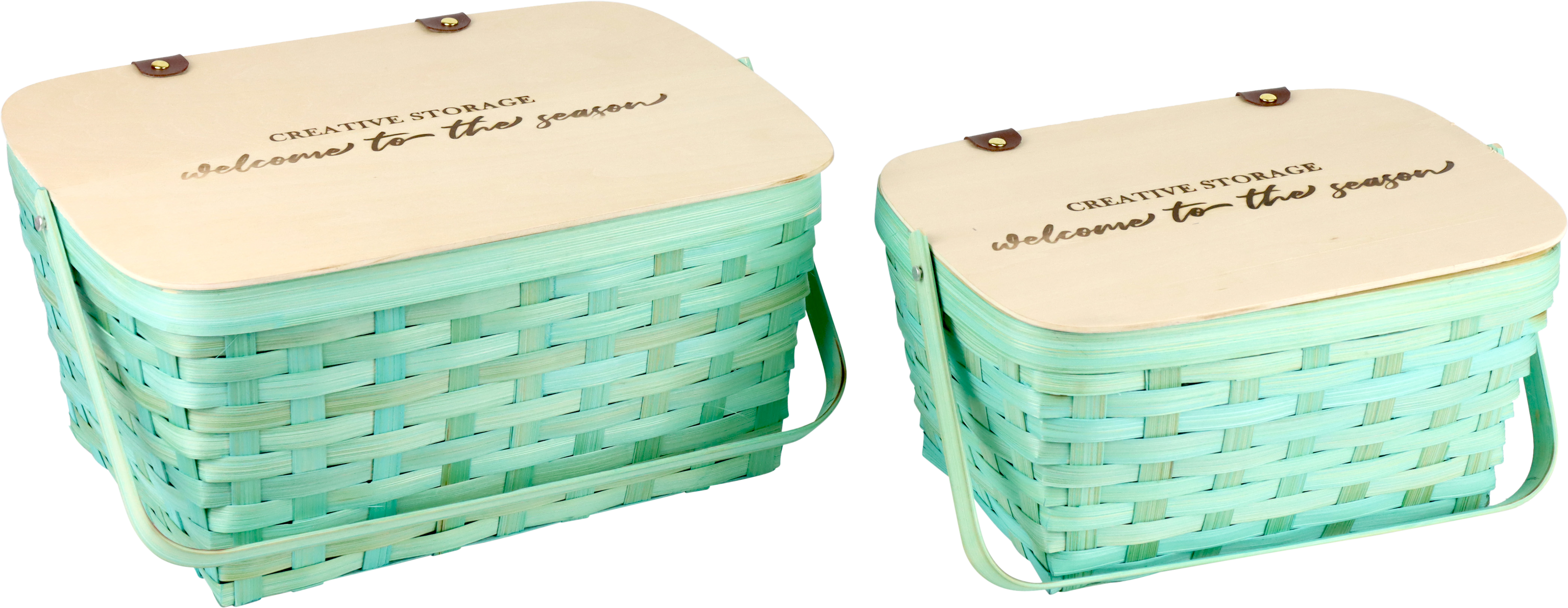 8452 DECKELKÖRBE STORAGE  S/2