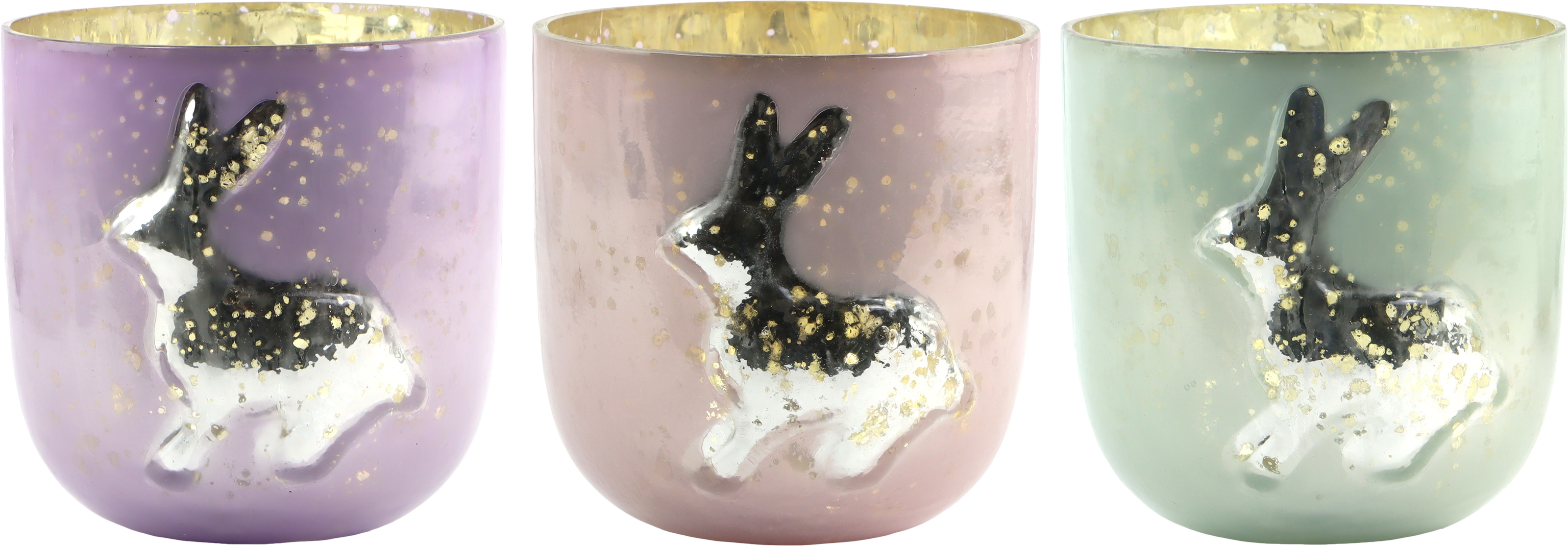 8520 VOTIVES BUNNY BREEZE  S/3
