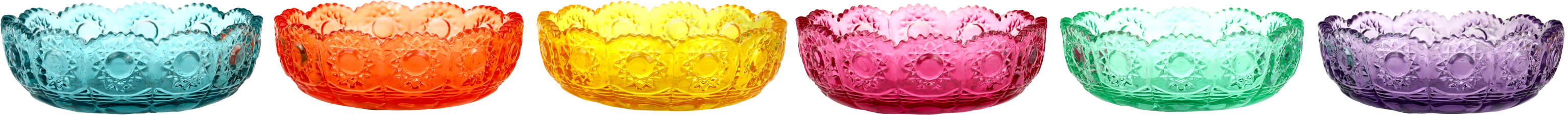 8535 GLASSCHALEN SWINGIN' COLOURS  S/6