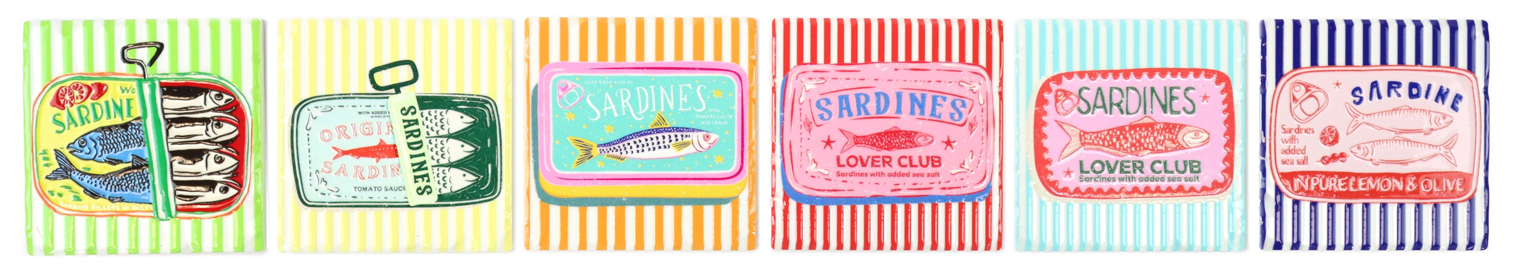 8561 COASTER SARDINE PARADE  S/6
