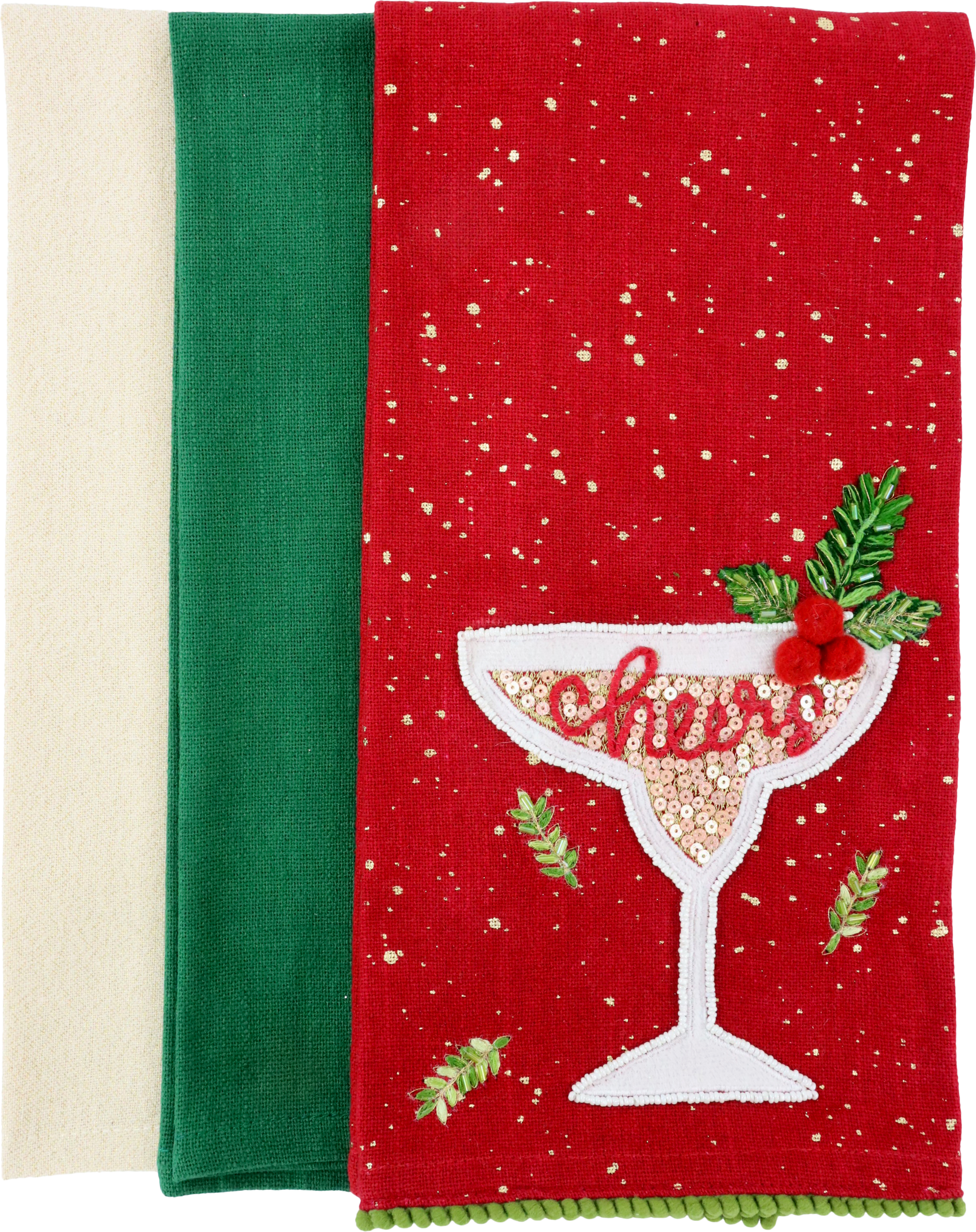 8765 KÜCHENTÜCHER CHEERS  S/3