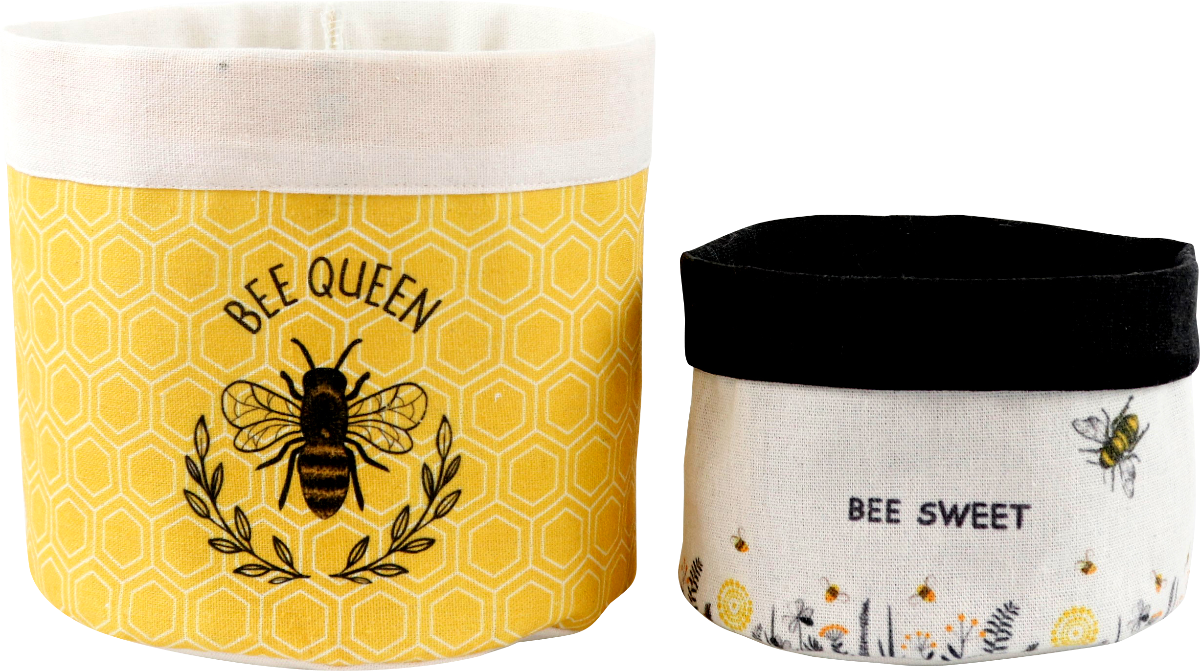 8914 STORAGE BASKETS BEE QUEEN  S/2