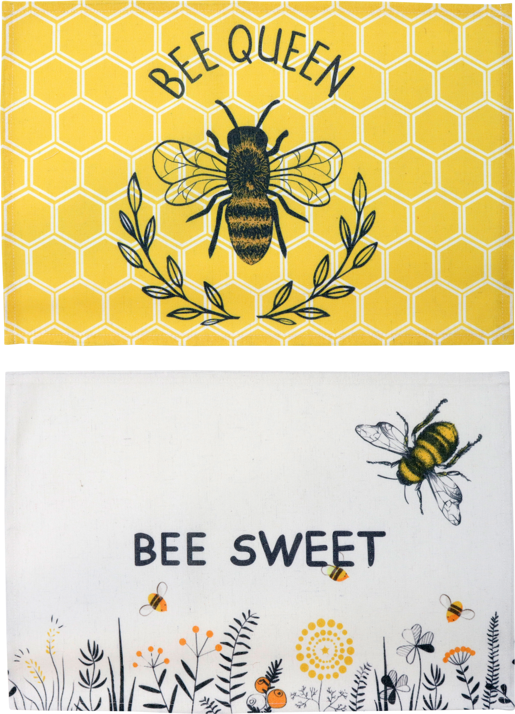 8933 SOUS-ASSIETTES  BEE QUEEN  2P