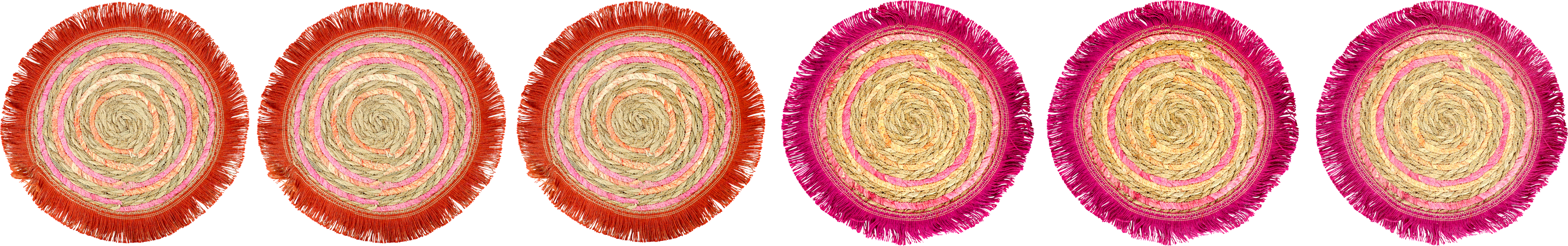 9136 SET DE TABLE ZAHARA STRIPES  6P