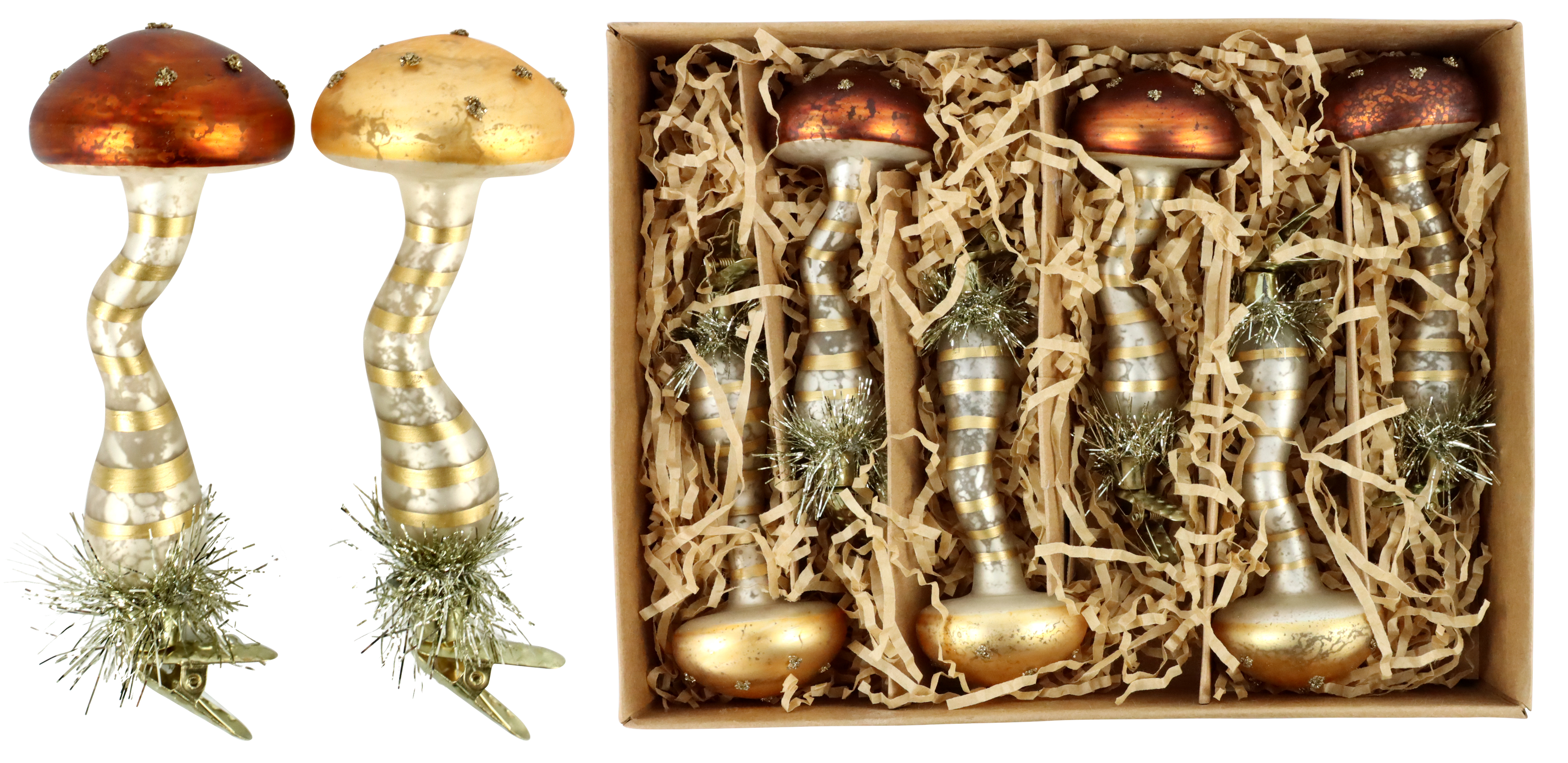 9471 VINTAGEBOX MUSHROOMS  S/6